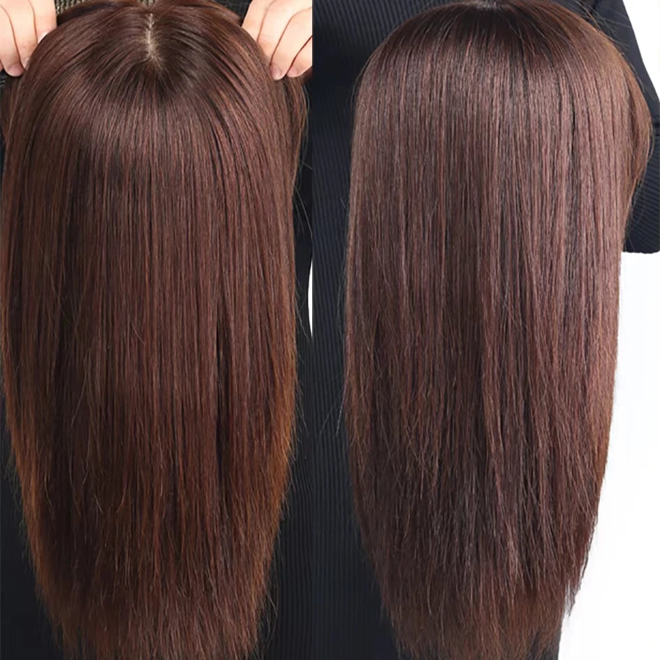 Glueless 6x6 Silk Base Wig 100% Human Hair Pre Plucked Natural Hairline Silk Top Closure Straight Virgin Hair Wigs For Women