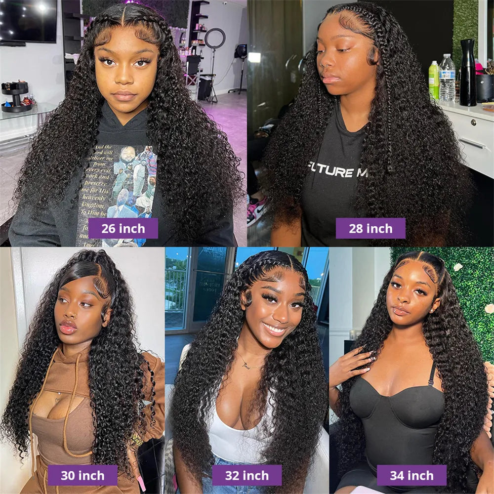 Silkwave 30 40 Inch Deep Wave 13x6 HD Lace Front Human Hair Wig Loose Water Curly 13x4 Lace Frontal Wig Human Hair For Women