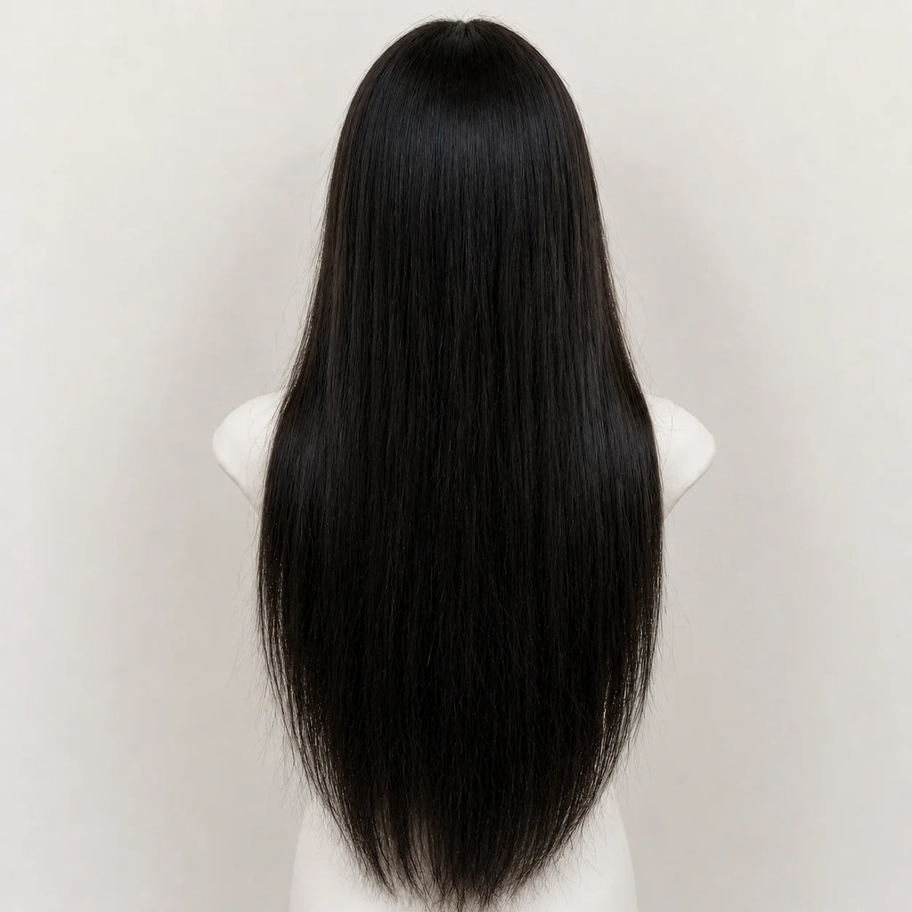 Glueless 6x6 Silk Base Wig 100% Human Hair Pre Plucked Natural Hairline Silk Top Closure Straight Virgin Hair Wigs For Women