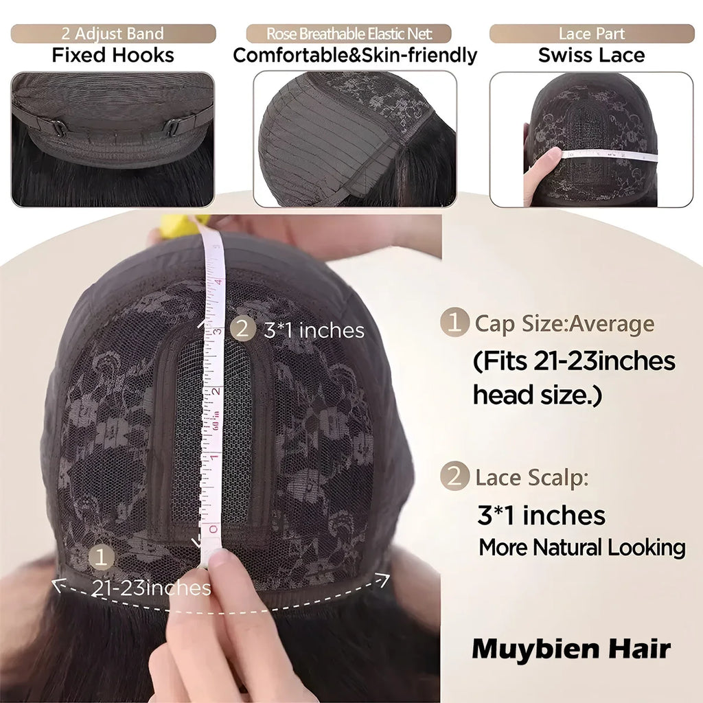 Wear and Go Glueless 3x1 Closure Fringe Bob Super Double Drawn Natural Black Bone Straight Human Hair Bob Wig with Bangs